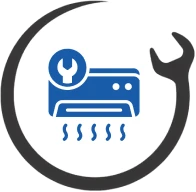 HVAC service symbol